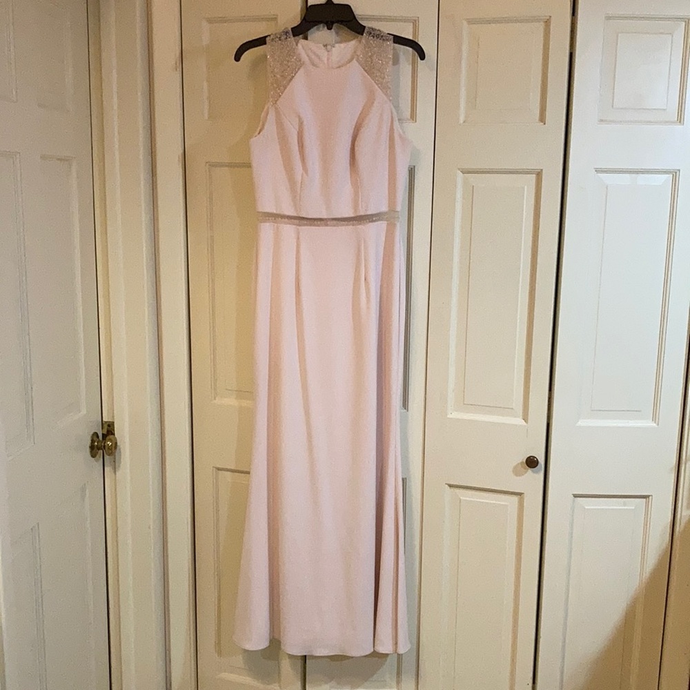 Carmen Marc Valvo Ball Gown, Blush Pink, 6